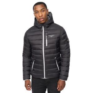 Crosshatch Mens Phelpmans Puffer Jacket / Black